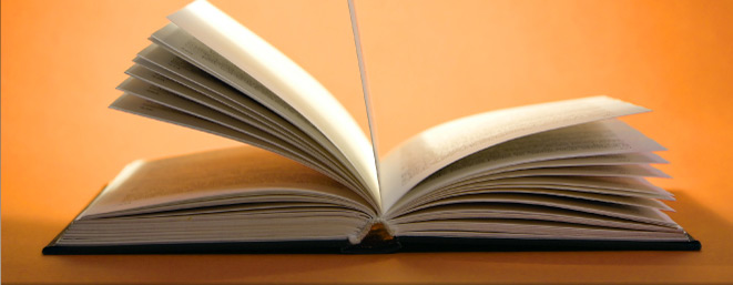 Photo of open book
